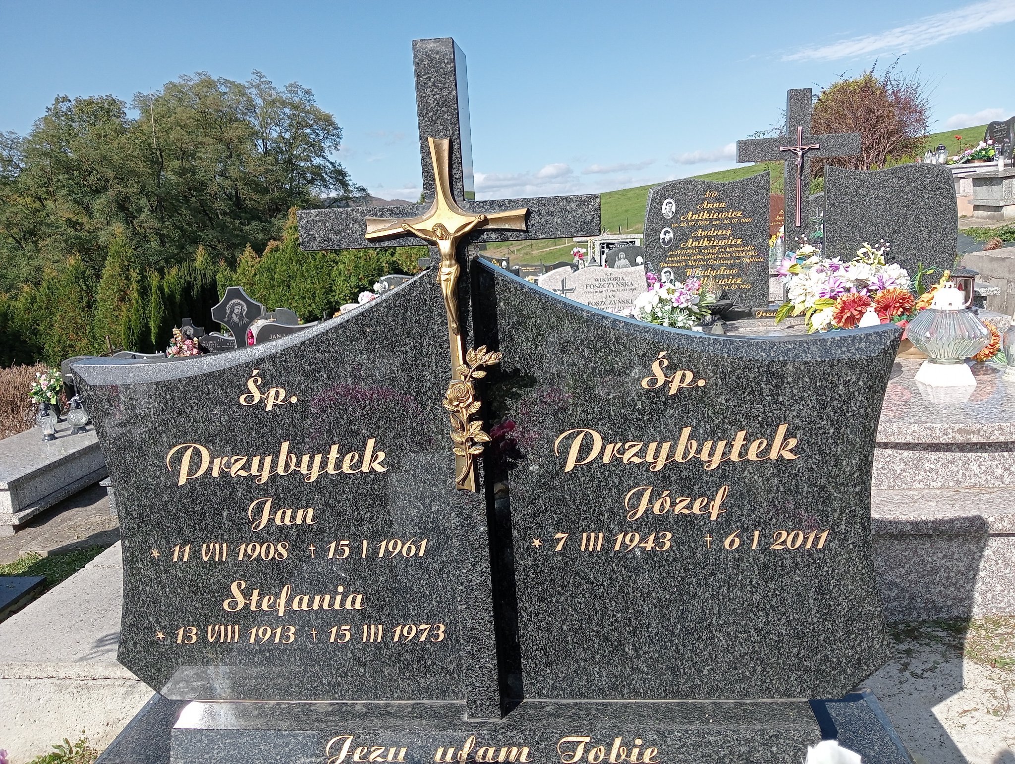 Józef Przybytek 1943 Szczyrzyc - Grobonet - Wyszukiwarka osób pochowanych