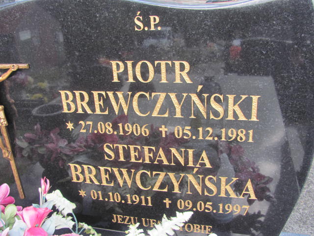 Piotr Brewczyński 1906 Szczyrzyc - Grobonet - Wyszukiwarka osób pochowanych