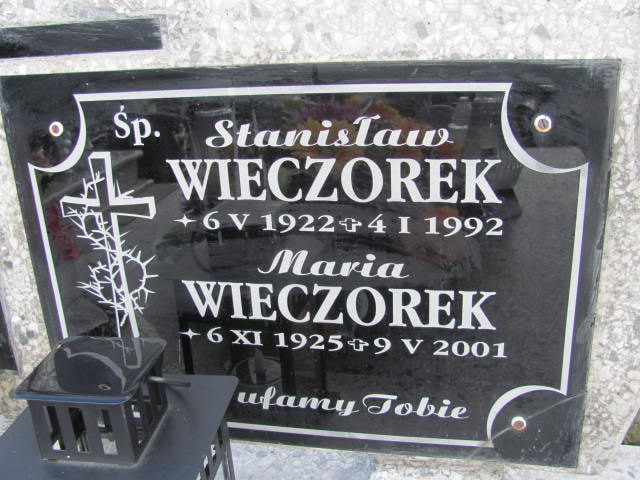 Stanisław Wieczorek 1922 Szczyrzyc - Grobonet - Wyszukiwarka osób pochowanych